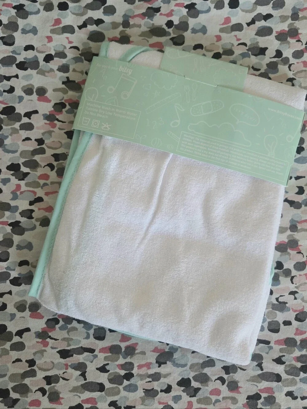 New Bitsy Baby Hooded Towel